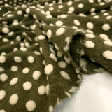 Lana Cotta H 160 cm - POIS BIANCHI/VERDE MUSCHIO