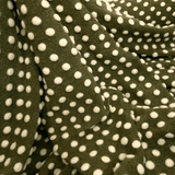 Lana Cotta H 160 cm - POIS BIANCHI/VERDE MUSCHIO