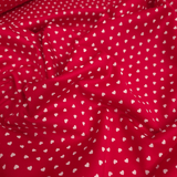 Piquet millerighe H 150 cm - COORDINATO ROSSO