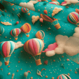 Panama Digital Fund Cotton - TROPICAL - coupe minimum ou multiples de 25 x 280 cm