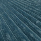 Ecopelliccia a coste H 140 cm - PETROLIO