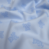 Piquet millerighe H 150 cm - COORDINATO AZZURRO