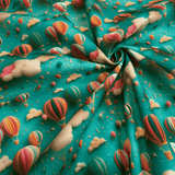 Panama Digital Fund Cotton - TROPICAL - coupe minimum ou multiples de 25 x 280 cm