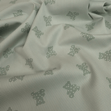 Piquet millerighe H 150 cm - COORDINATO VERDE SALVIA