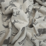 Tessuto Misto Lana H 280 cm - CERVI GRIGI