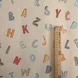 Tessuto Impermeabile H 145 cm - ALFABETO