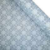 Tessuto Arredo Jacquard H 140 cm - ANCORE E TIMONI/AZZURRO