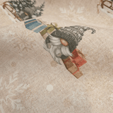 Tessuto Arredo Jacquard H 140 cm - GNOMI NATALIZI/LUREX