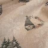 Tessuto Arredo Jacquard H 140 cm - GNOMI NATALIZI/LUREX