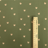 Jersey di Cotone H 150 cm - ORSETTI/VERDE