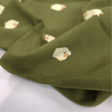 Jersey di Cotone H 150 cm - PECORELLE/VERDE