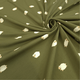 Jersey di Cotone H 150 cm - PECORELLE/VERDE