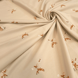 Jersey di Cotone H 150 cm - BABY CERBIATTI/BEIGE