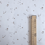 Jersey di Cotone H 150 cm - STELLINE/LATTE