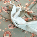 Jersey coton H 150 cm - ÉTOILE DE MER/EAU DE MER