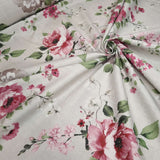 Mélange de coton avec impression numérique H 300 cm - LIBERTY FLOWERS