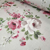 Mélange de coton avec impression numérique H 300 cm - LIBERTY FLOWERS