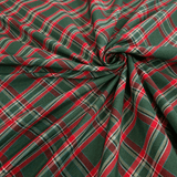 Tissu écossais H 320 cm - CARREAUX ROUGES