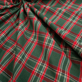 Tissu écossais H 320 cm - CARREAUX ROUGES