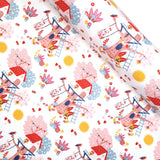 Cretonne Leggero H 160 cm - CASE SULL'ALBERO/ROSA