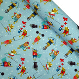 Cretonne Leggero H 160 cm - RANE/AZZURRO