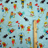 Cretonne Leggero H 160 cm - RANE/AZZURRO