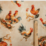 Cotton Panama Digital Fund H 160 cm - GRANATAPFEL