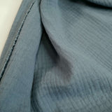 Mussola di Cotone Doppia Garza H 140 cm - POLVERE SCURO