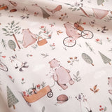 Tessuto Cotone H 140 cm - ORSETTO IN BICICLETTA