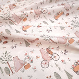 Tessuto Cotone H 140 cm - ORSETTO IN BICICLETTA