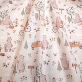 Tessuto Cotone H 140 cm - ORSETTO IN BICICLETTA