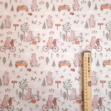 Tessuto Cotone H 140 cm - ORSETTO IN BICICLETTA