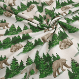 Cotone Fondo Panama Digital H 280 cm - ORSI POLARI E ABETI