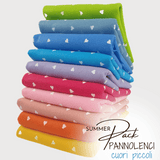 SUMMER PACK PANNOLENCI CUORI PICCOLI - 10 pezzi 45 x 45 cm