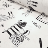 Cotone Fondo Panama H 180 cm - IN CUCINA