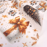 Cotone Fondo Panama Digital H 160 cm - DECORAZIONI DORATE