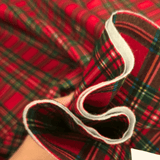 Pannolenci Stampato H 90 cm - QUADRO SCOZZESE/ROSSO