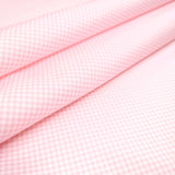 Piquet millerighe con stampa digitale H 150 cm - QUADRETTI/ROSA