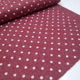 Pannolenci Stampato H 180 cm - AMARENA/POIS BIANCHI