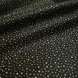 Pannolenci H 155 cm - NERO CRISTALLI GLITTER ORO
