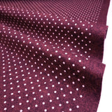 Pannolenci imprimé H 180 cm - PRUNE/POIS BLANCS