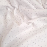 Piquet millerighe H 150 cm - POIS LILLA CHIARO FONDO BIANCO