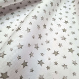 Piquet millerighe H 150 cm - STELLINE GRIGIE