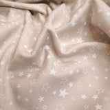 Piquet millerighe H 150 cm - STELLINE BEIGE