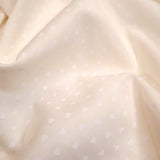 Piquet millerighe H 150 cm - CUORICINI AVORIO