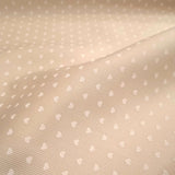 Piquet millerighe H 150 cm - CUORICINI BEIGE