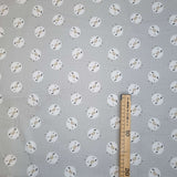 Piquet millerighe con stampa digitale H 150 cm - PECORE/GRIGIO