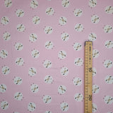 Piquet millerighe con stampa digitale H 150 cm - PECORE/ROSA