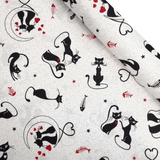 Cotone Fondo Panama H 180 cm - GATTI INNAMORATI