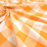 Tessuto Misto Cotone H 300 cm - QUADRO GIALLO SOLE